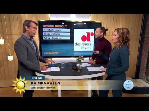 Kopierade designmöbler – döms till fängelse - Nyhetsmorgon (TV4)