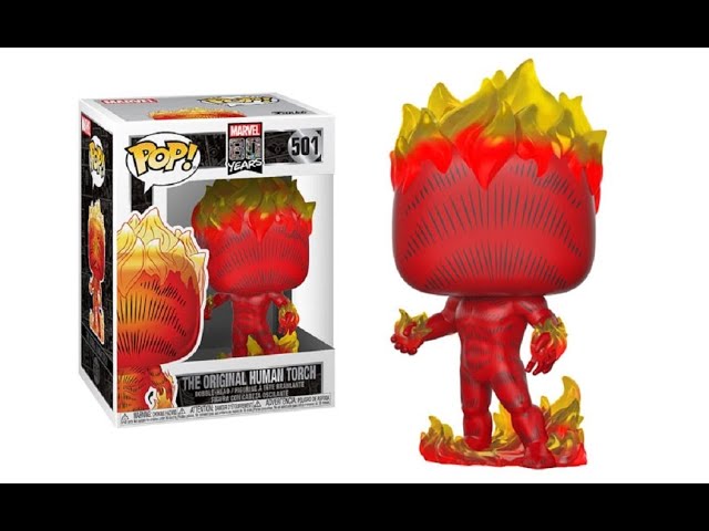 Vídeo relacionado con Funko Pop! Bobble: Marvel: 80th-First Appearance-The Human Torch Torch - Marvel 80th - Figura de Vinilo Coleccionable - Idea de Regalo- Mercancia Oficial - Juguetes para Niños y Adultos