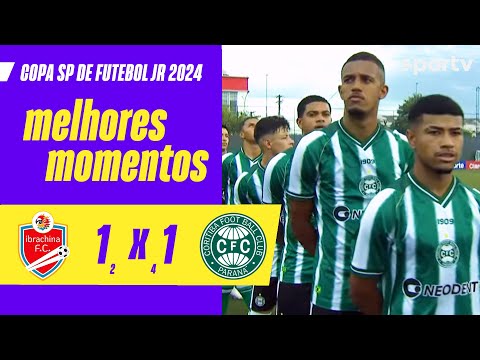 Gols e lances de Ibrachina x Coritiba