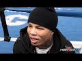 GERVONTA DAVIS' FULL MEDIA WORKOUT SCRUM - DAVIS VS. RUIZ