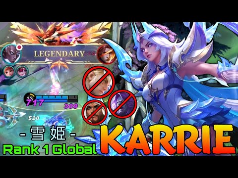 Gold Laner Monster Karrie 100% Meltdown The Enemies! - Top 1 Global Karrie by - 雪 姫 - Mobile Legends
