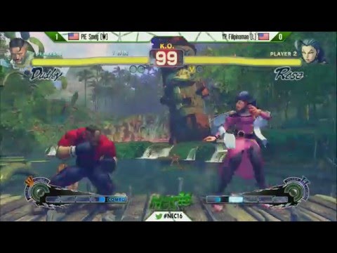 NEC16 - USF4 - Grand Final - PIE Smug (Dudley) vs YP Filipinoman (Rose; Elena)