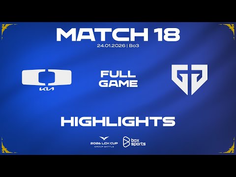 FULL HIGHLIGHTS DK vs GEN | MATCH 18 | 2026 LCK CUP