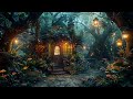 Mysterious Cottage In Witch Forest Magical Fantasy Music Night Ambience Deep Sleep Relaxes