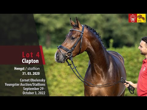 Cornet Obolensky Youngster Auction Lot 04 Clapton Hengst v. Cornet Obolensky - Arpeggio