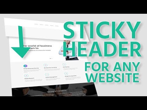 Making Website More Userfriendly with Elementor Sticky Menu