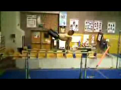Dismount on Parallel Bars HD