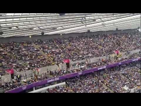 Brazil vs Honduras Team Entrances Olympics 2012