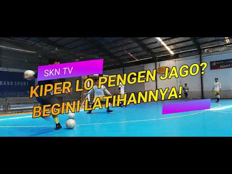 Begini latihan cara menghadapi 1 on 1 dan second post kiper SKN FC