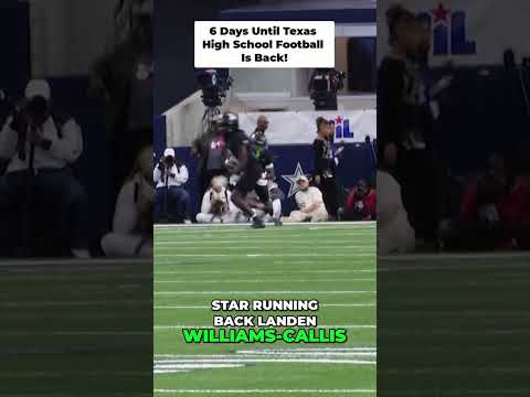Posting 1 play every day until Texas High School Football is back! 6 Days left!
