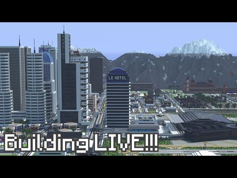 UNREAL! Crazy Minecraft City Build LIVE - 1/1