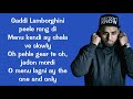 Satisfya (lyrics) Imran khan | Gaddi Lamborghini | lyrics video |