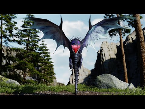 Skrill Animation (HTTYD) - Blender 3D Animation