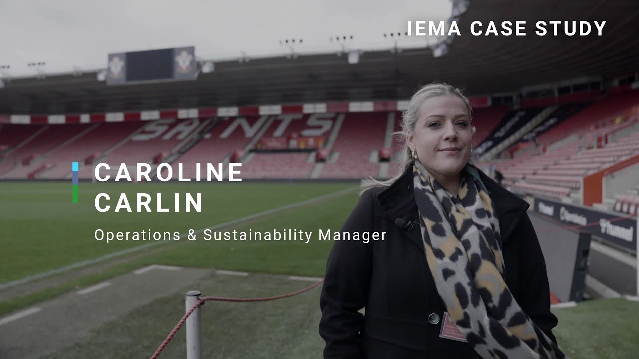 Caroline Carlin | Southampton FC | Green Careers Hub