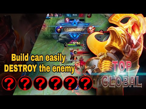 Build can easily DESTROY enemy ll Top Global Aldous MLBB