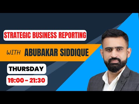 Strategic Business Reporting |Lecture 1| September 2022