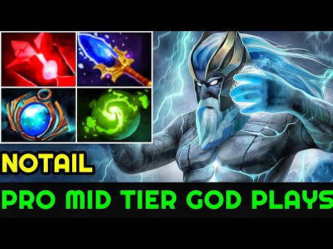 Notail [Zeus] Insane Carry Tier God Destroy Pub Game 7.23 Dota 2