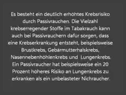 PASSIVRAUCHEN IST GESUNDHEITSSCHÄDLICH!