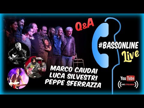 Marco Caudai, Luca Silvestri, Peppe Sferrazza - Presentazione "The Bass To Rock Book" 2a edizione