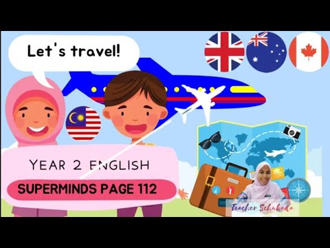 Year 2 Superminds Unit 9 At The Beach Page 112 Australia, Canada and The UK
