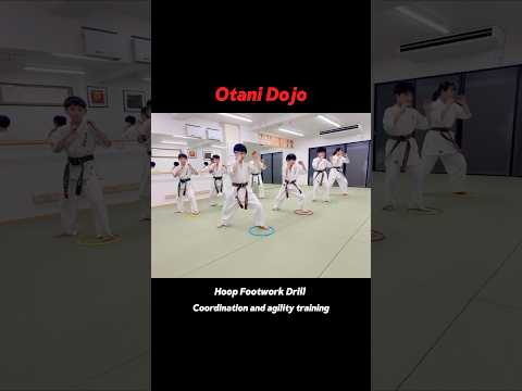 フープ　フットワーク　ドリル #大谷道場 #空手 #karate #kyokushin #coordination #agility #footwork #shorts #hiphop