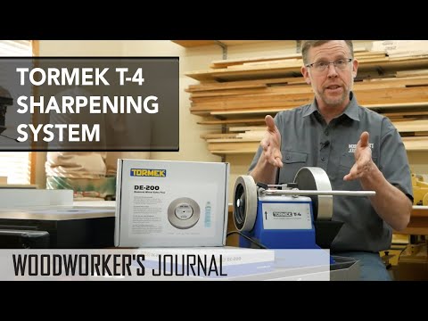 Sharpening Chisels and Carbide Inserts with the Tormek T-4