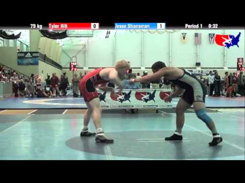 Tyler Rill vs. Jesse Shanaman at 2013 ASICS University Nationals - FS