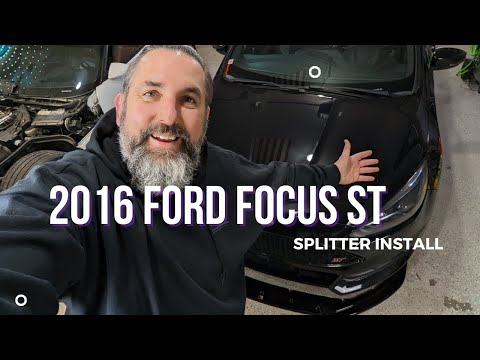 2016 Ford Focus ST Maxton Design Splitter Install