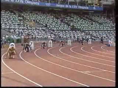 Men's 400m Hurdles Final at the Barcelona 1992 Olympics