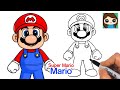 How To Draw Mario The Super Mario Bros New