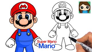 How to Draw Mario  The Super Mario Bros (New)