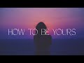 How To Be Yours - Chris Renzema (Acoustic Cover)