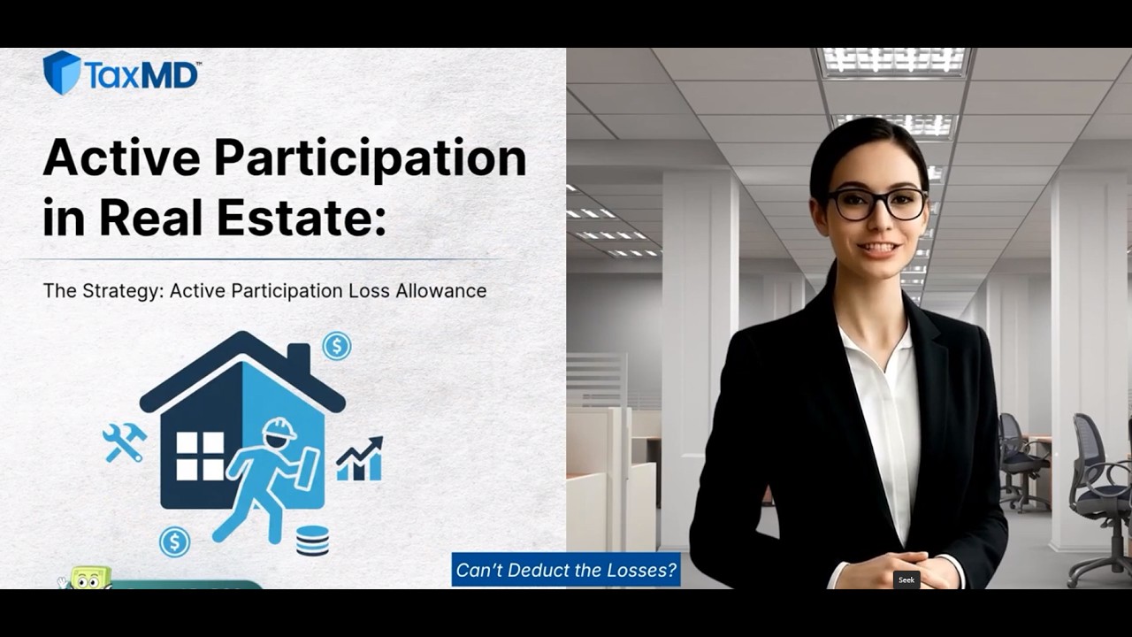 Active Participation: Rental Property Owners: Deduct Up to $25,000 in Losses