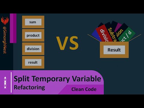 Clean Code Refactoring Split Temporary Variable