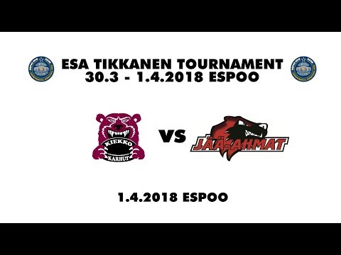 Esa Tikkanen Tournament, D2:  Kiekko-Karhut vs. Jää-Ahmat