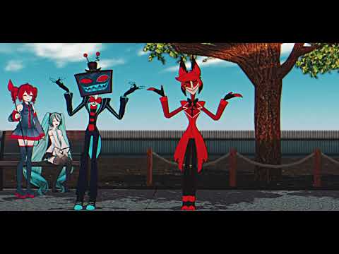 【Hazbin Hotel MMD】Vox & Alastor - テトリス Tetoris