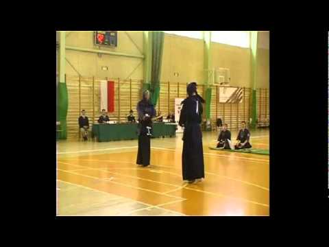 Poland Team Kendo Championship 2012 Final - Poznań (aka) vs. Warsaw (shiro) - Senpo