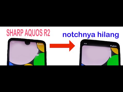 SHARP AQUOS R2 | MENGHILANGKAN NOTCH #Shorts