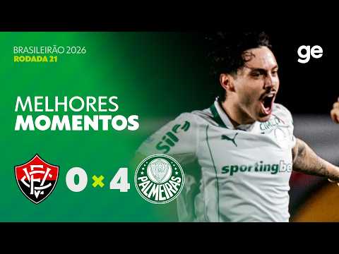 Gols e melhores lances de Vitória x Palmeiras