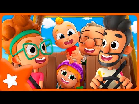 CAR RIDE!  🚗 Go on a road trip! | Miliki Family Nursery Rhymes & Kids Songs🌈 Babies and Kids