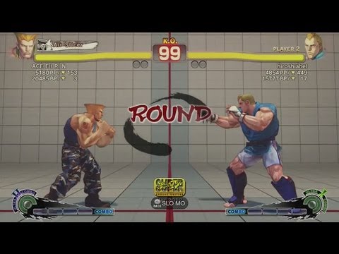ACE E I RI N (Guile) vs. hiroshiabel (Abel) - SSFIV AE 2012 Matches