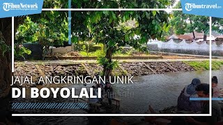 Mencoba Angkringan Unik di Tengah Kali di Boyolali, Bisa Kulineran sambil Main Air