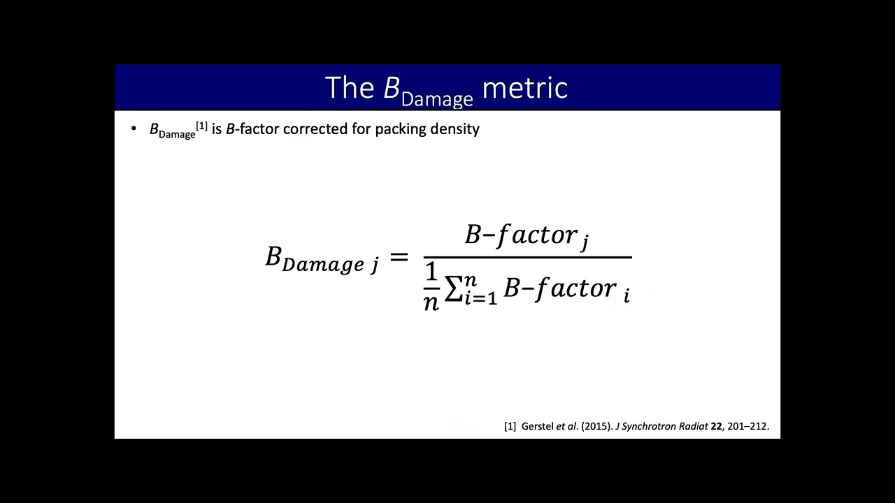 Quantifying radiation damage in protein crystal structures - Kathryn Shelley