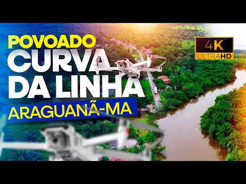 SOBREVOO DE DRONE NA CURVA DA LINHA | ARAGUANÃ-MA