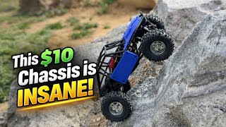 This $10 SCX30 chassis Best yet? Injora Planet axles, cling ons & 3GearRC Buggy Chassis! 