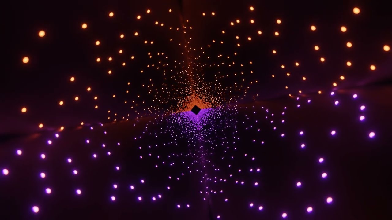 Abstract Background Video 4k Compilation VJ LOOP NEON Colorful Metallic Tunnel  Calm Wallpaper