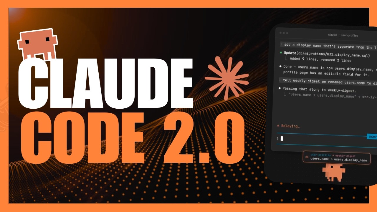 Claude Code 2.0 MASSIVE Upgrade! (NEW UPDATE)