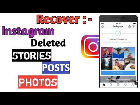 HOW to recover deleted posts,photos,videos/stories on Instagram| RECOVER POSTS ON INSTAGRAM 1st.T.G.
