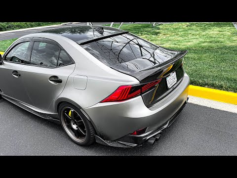New Carbon Fiber Trunk For The Lexus IS!