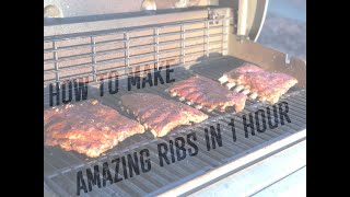 1 Hour Ribs On The Grill (How To)
